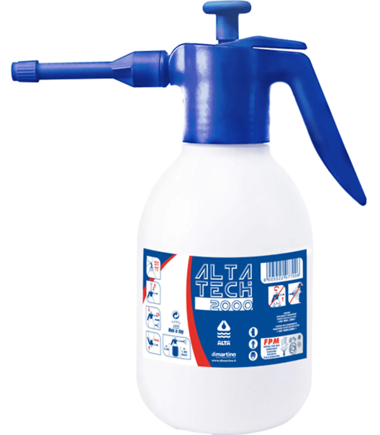 Sprøytekanne alta tech for løsemiddel og vannbasert væsker 2 l