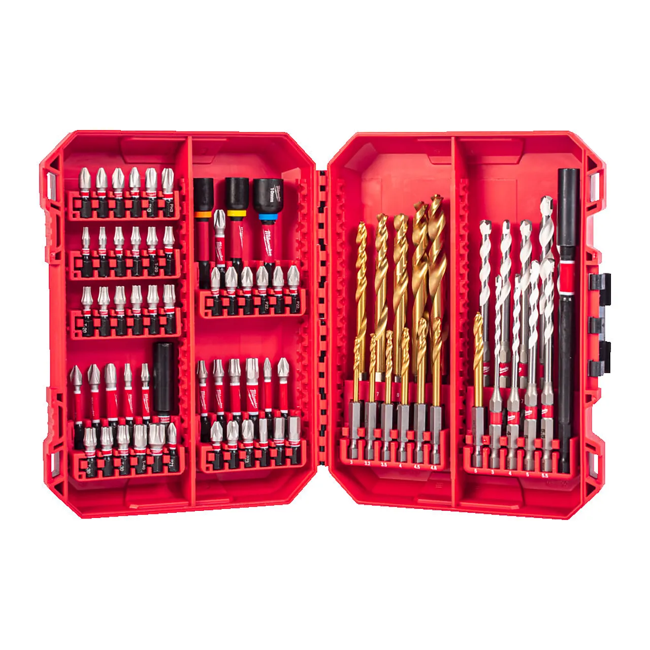 Forbruker varenavn H1 Milwaukee bits- og borsett Shockwave 74 deler