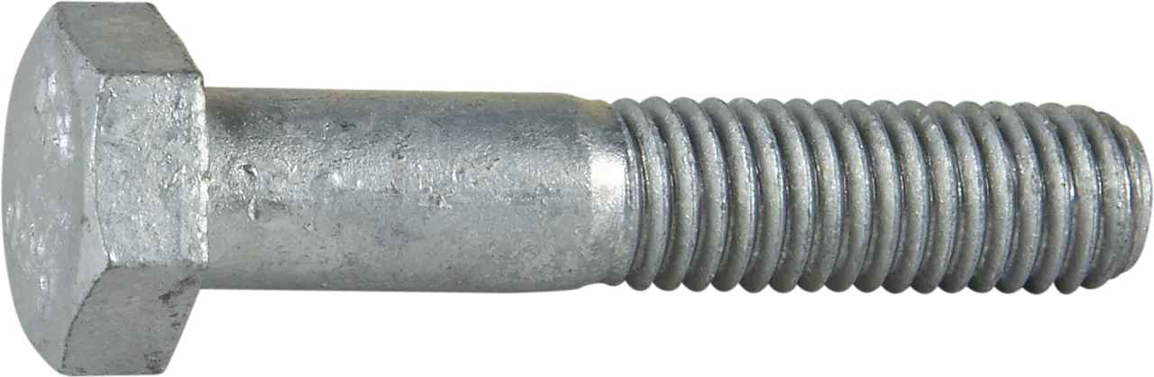 Sekskantskrue dg m10x50 fzv -50 delgjenget varmforsinket stål null - 50 - 2 - Miniatyr