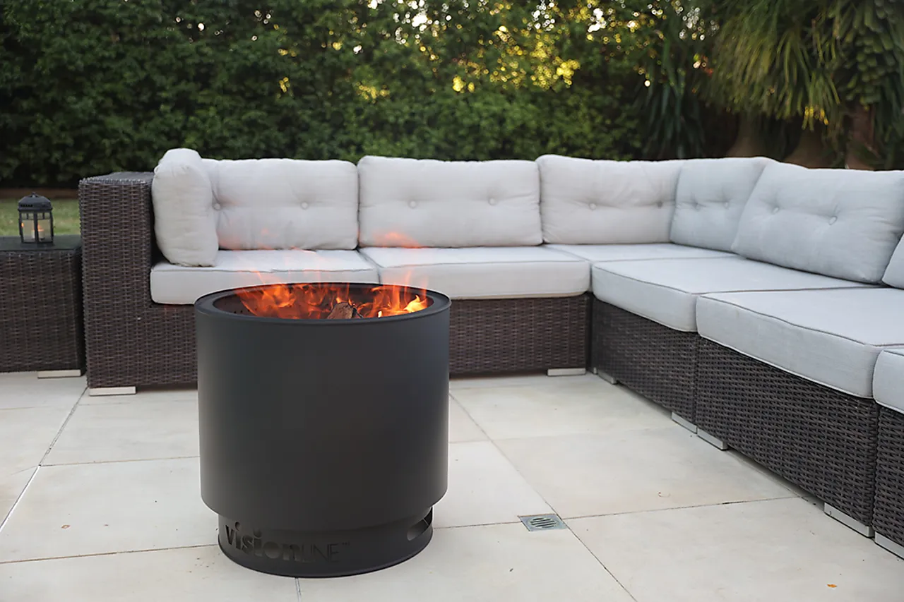 Bålpanne L sort VisionLine null - null - 2 - Miniatyr