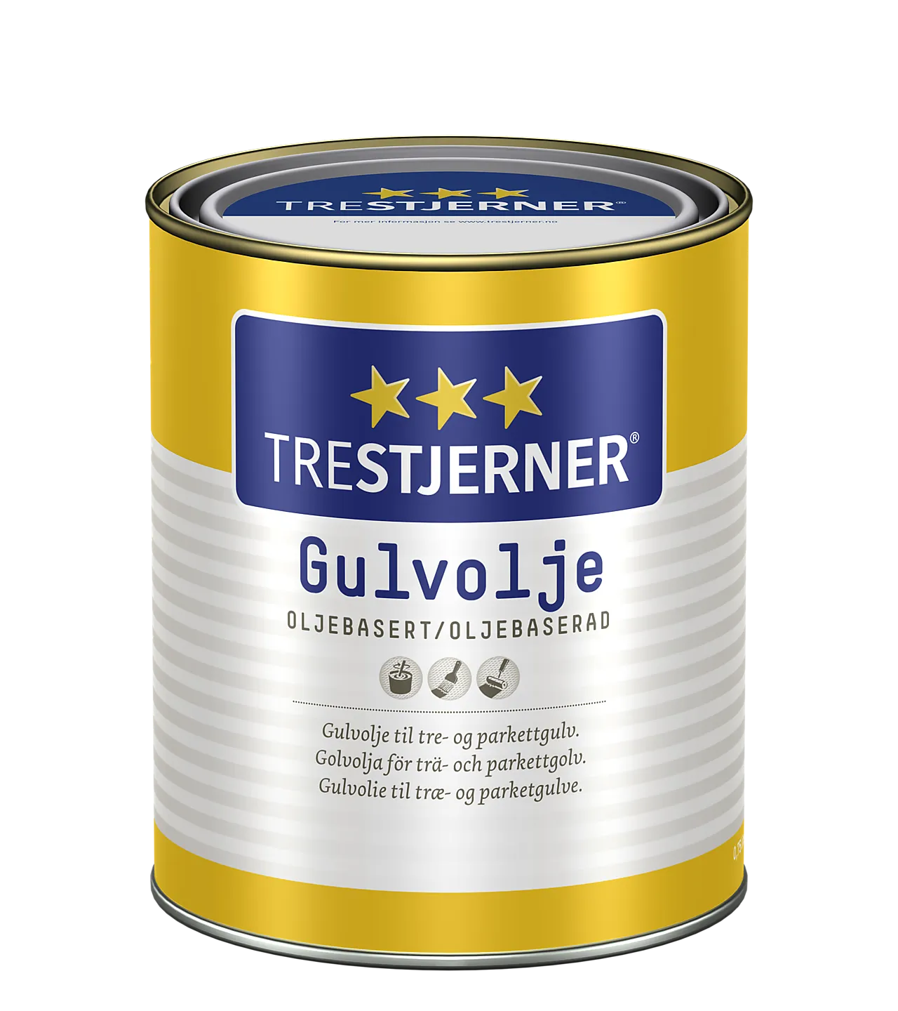 Gulvolje hvit 0,68 liter