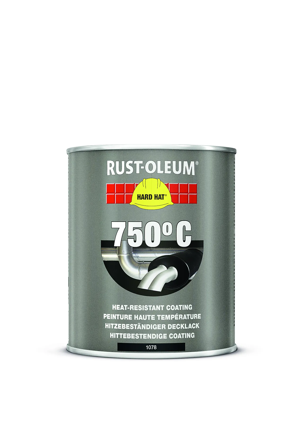 Maling varmebestand sort 750ml rust-oleum hard hat