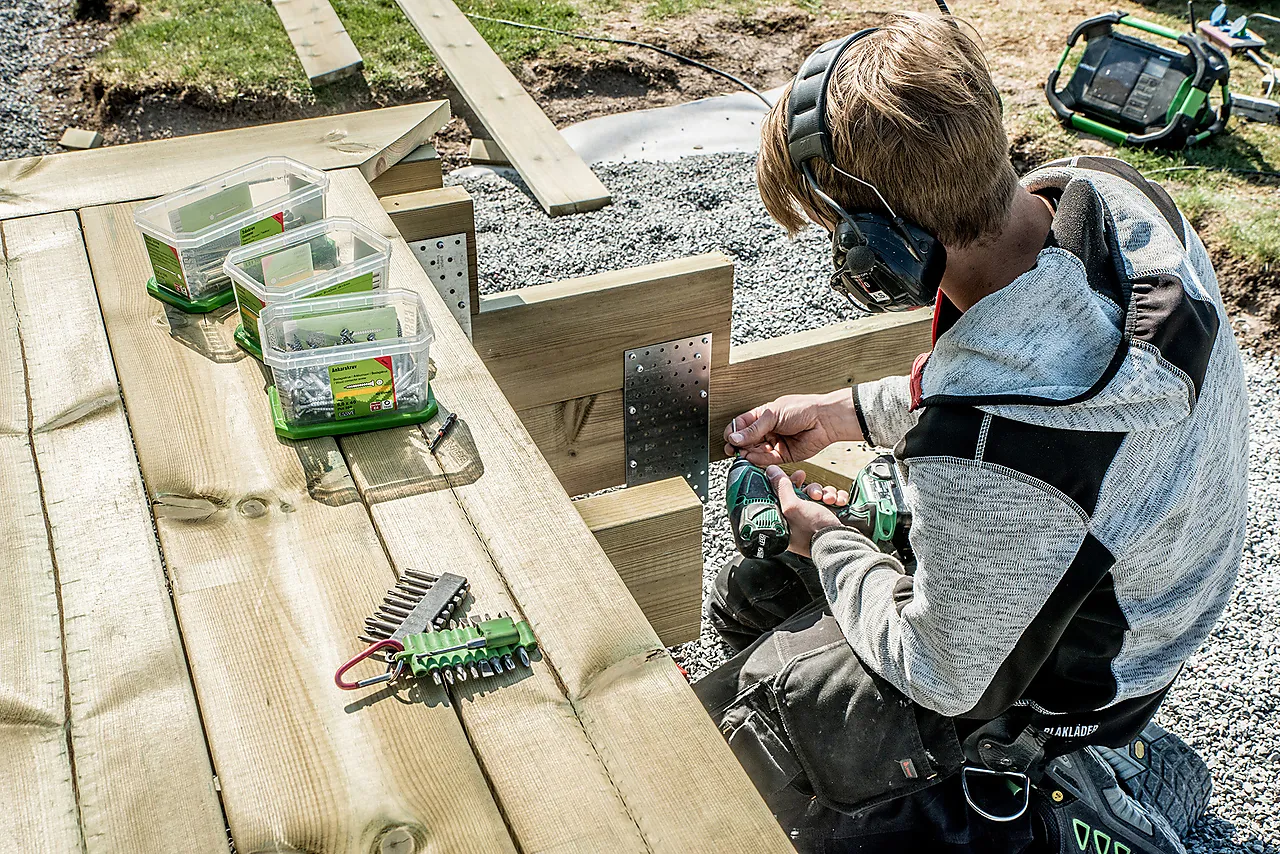 Beslagskrue for tre 5 x 40 mm 20 stk null - null - 3 - Miniatyr