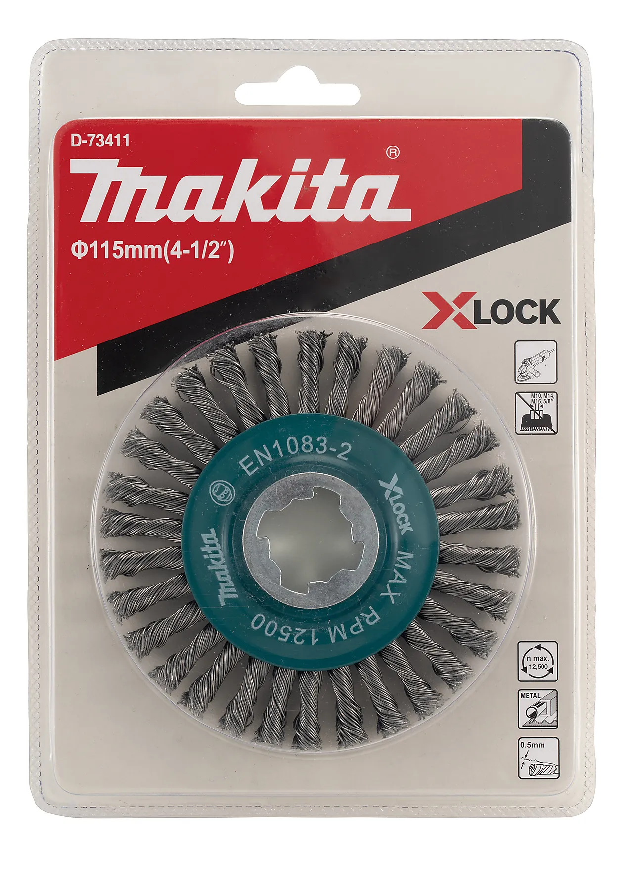 Stålbørste 115x0,5 mm D-73411 X-Lock null - null - 3 - Miniatyr