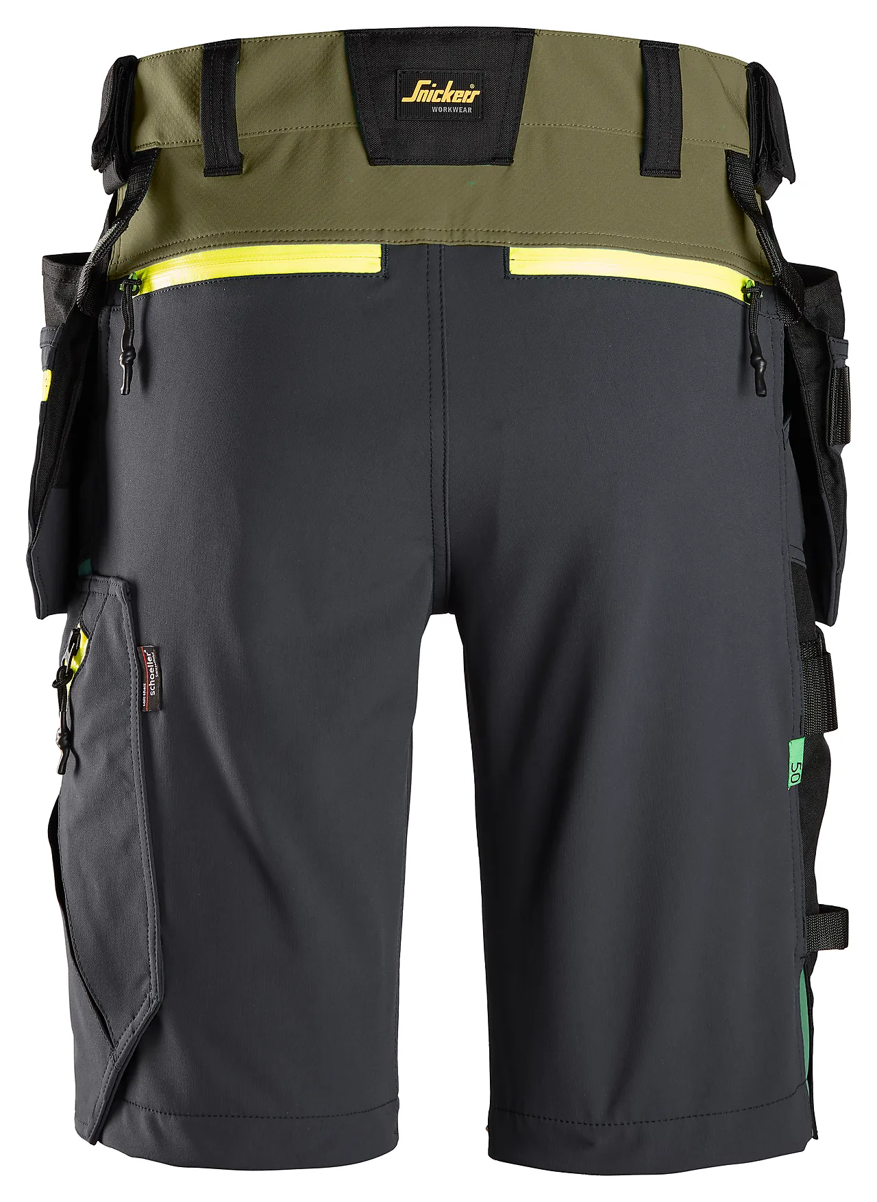 Shorts softshell 6140 grønn str 50 null - null - 2 - Miniatyr