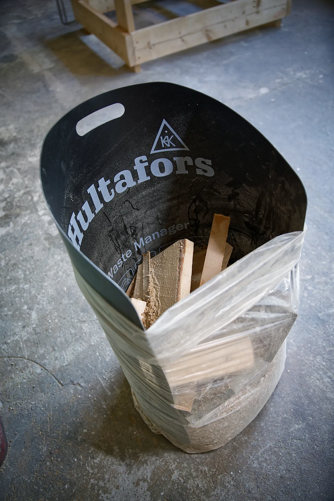 Søppelsekkholder resirkulert PP-plast 65-240 liter null - null - 3 - Miniatyr