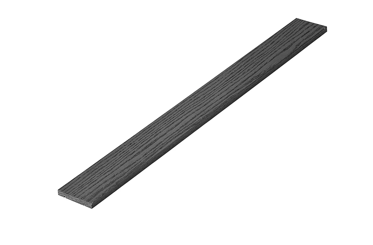 Terskel flat eik 90 cm-dempet sort flat underliggende 14mm-ncs s8500-n