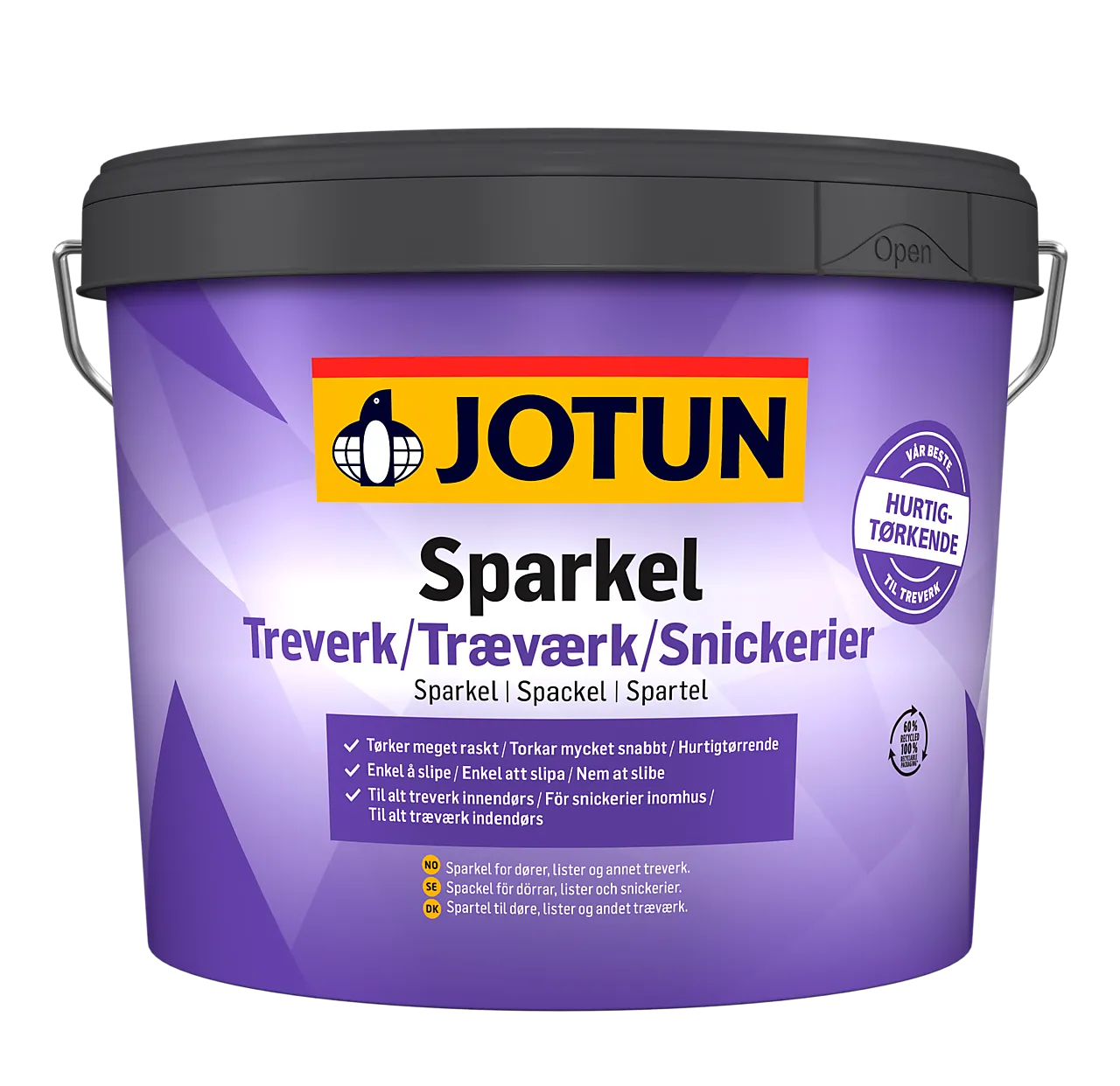 Sparkel akryl for treverk 3 liter Sparkel akryl for treverk 3 liter