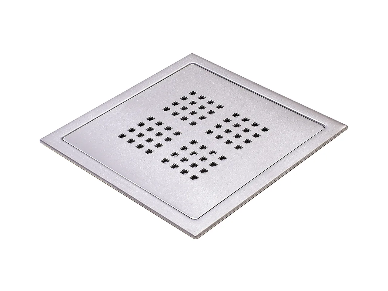 Slukrist design n°7 15x15cm askøy børstet stål Slukrist design n°7 15x15cm askøy børstet stål