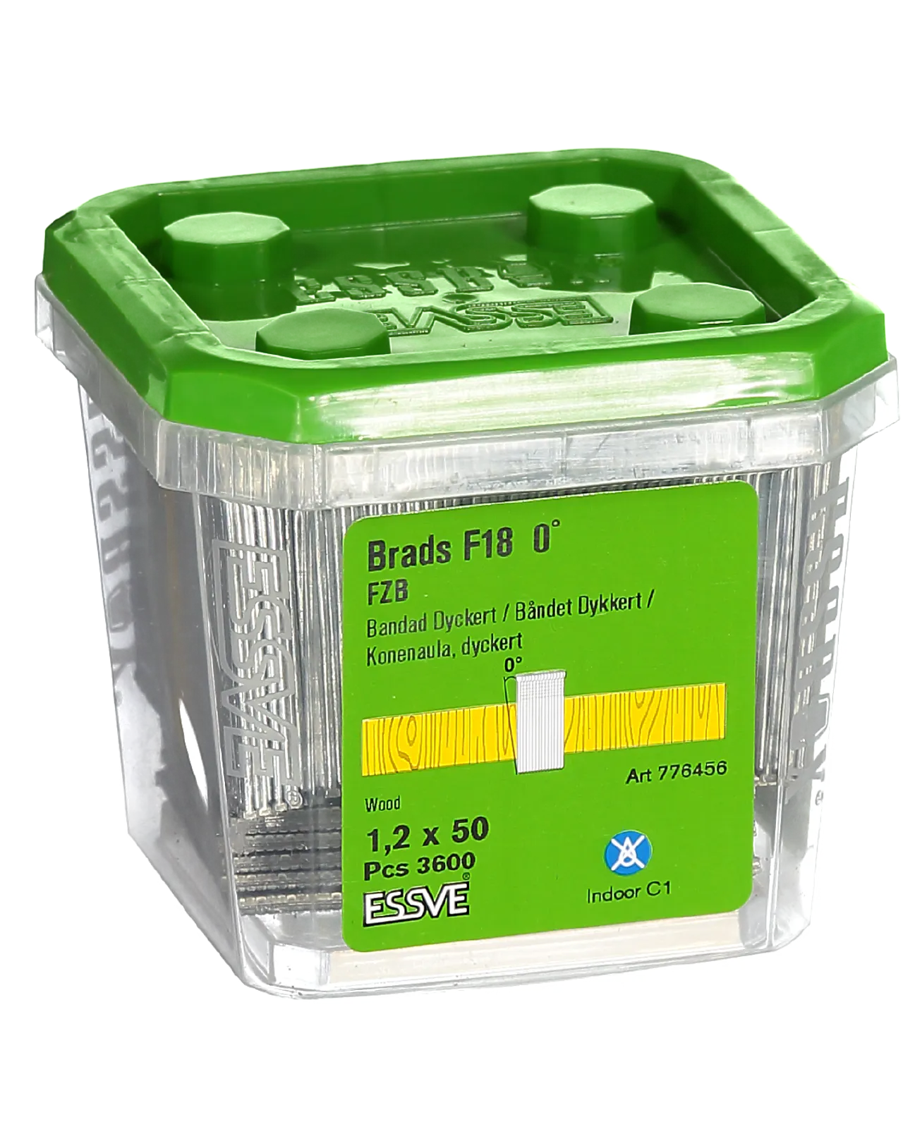 Dykkert spiker 0° F18 1,2 x 50 mm 3600 stk null - null - 2 - Miniatyr