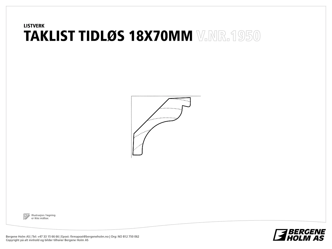 FURU 18X070 TAKLIST PROF 1950 BH PROFILERTE TAKL null - null - 2 - Miniatyr