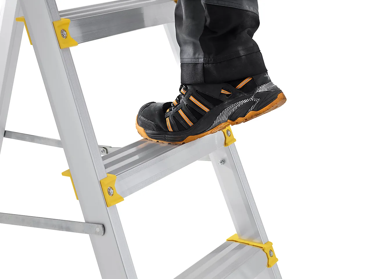 Trapp proff 55P eloksert aluminium 5-trinn 1,20 meter null - null - 2 - Miniatyr