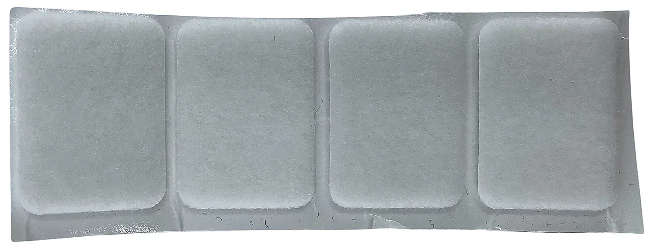 Filtpute 20x20 hvit selvklebende