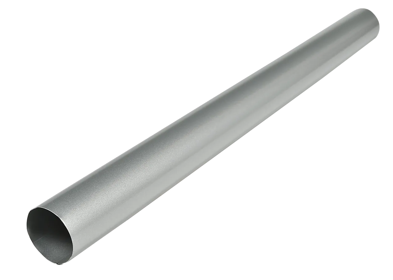 Nedløpsrør 3 meter silver Ø75 mm null - null - 2 - Miniatyr