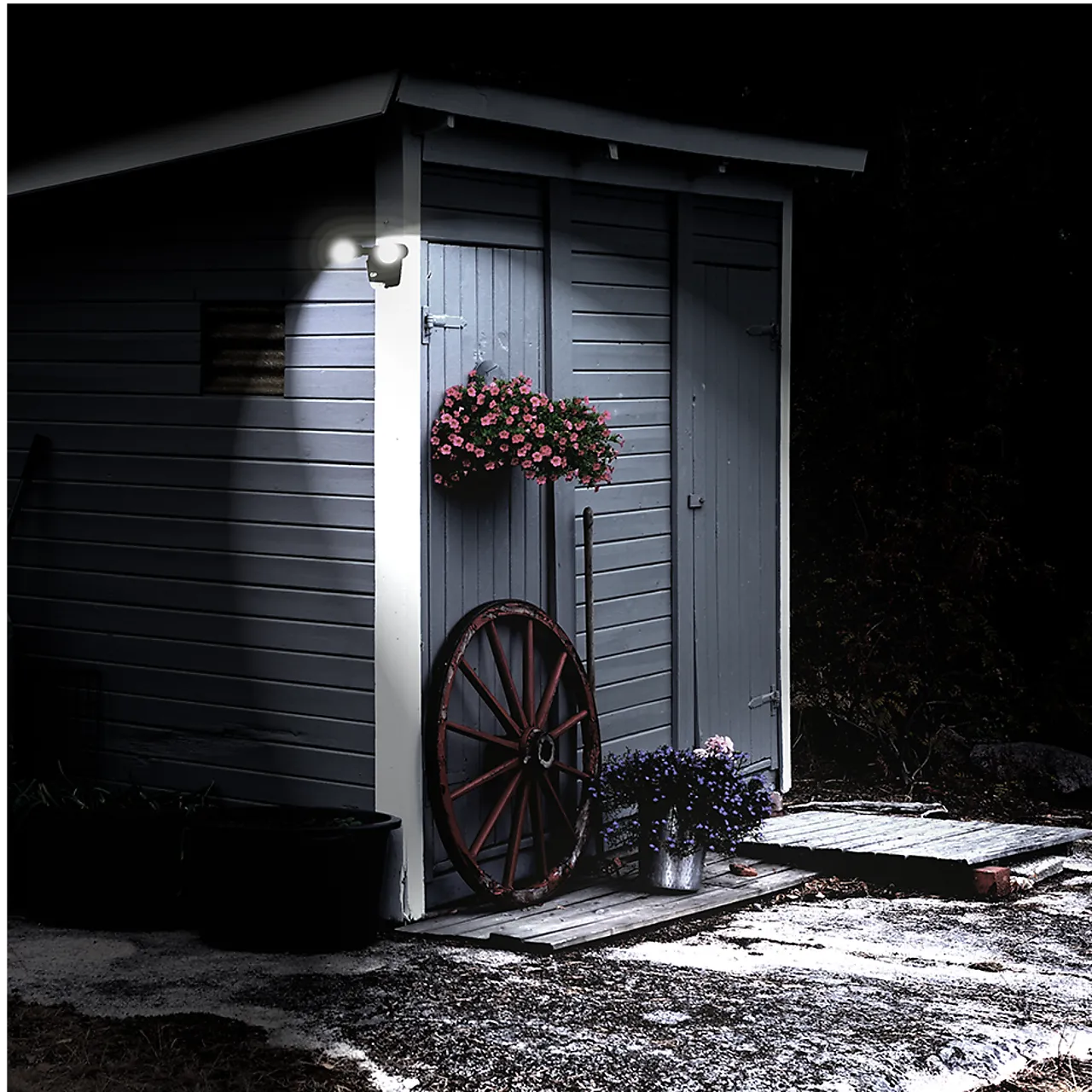 Utendørslampe trådløs med sensor RF2.1+ 360 lm null - null - 2 - Miniatyr