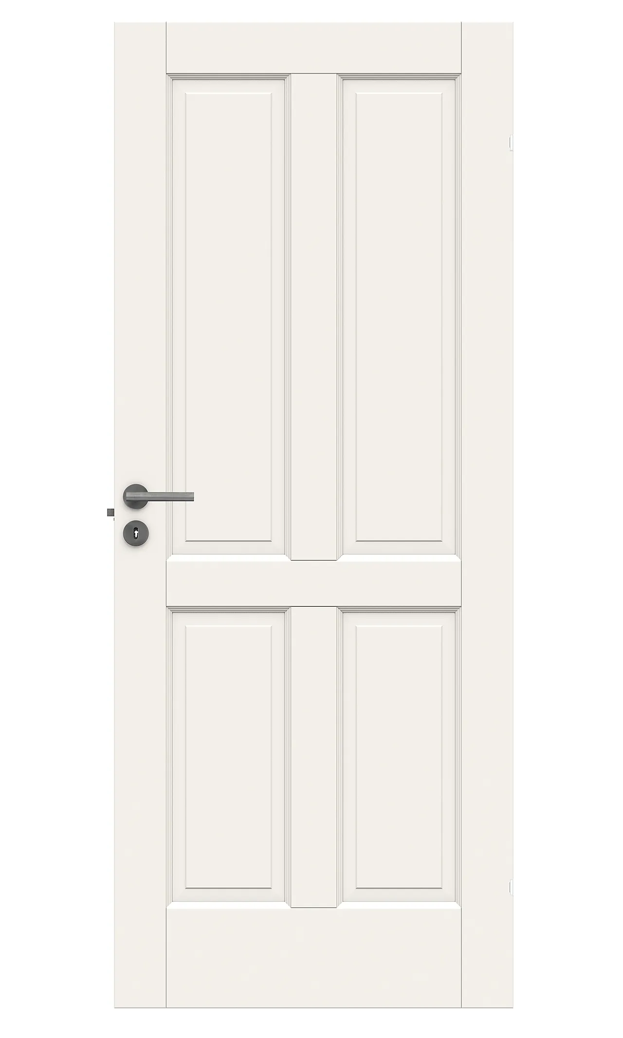 Dørbl craft 04 7x21 hvit malt klassisk fyllingsdør null - null - 2 - Miniatyr