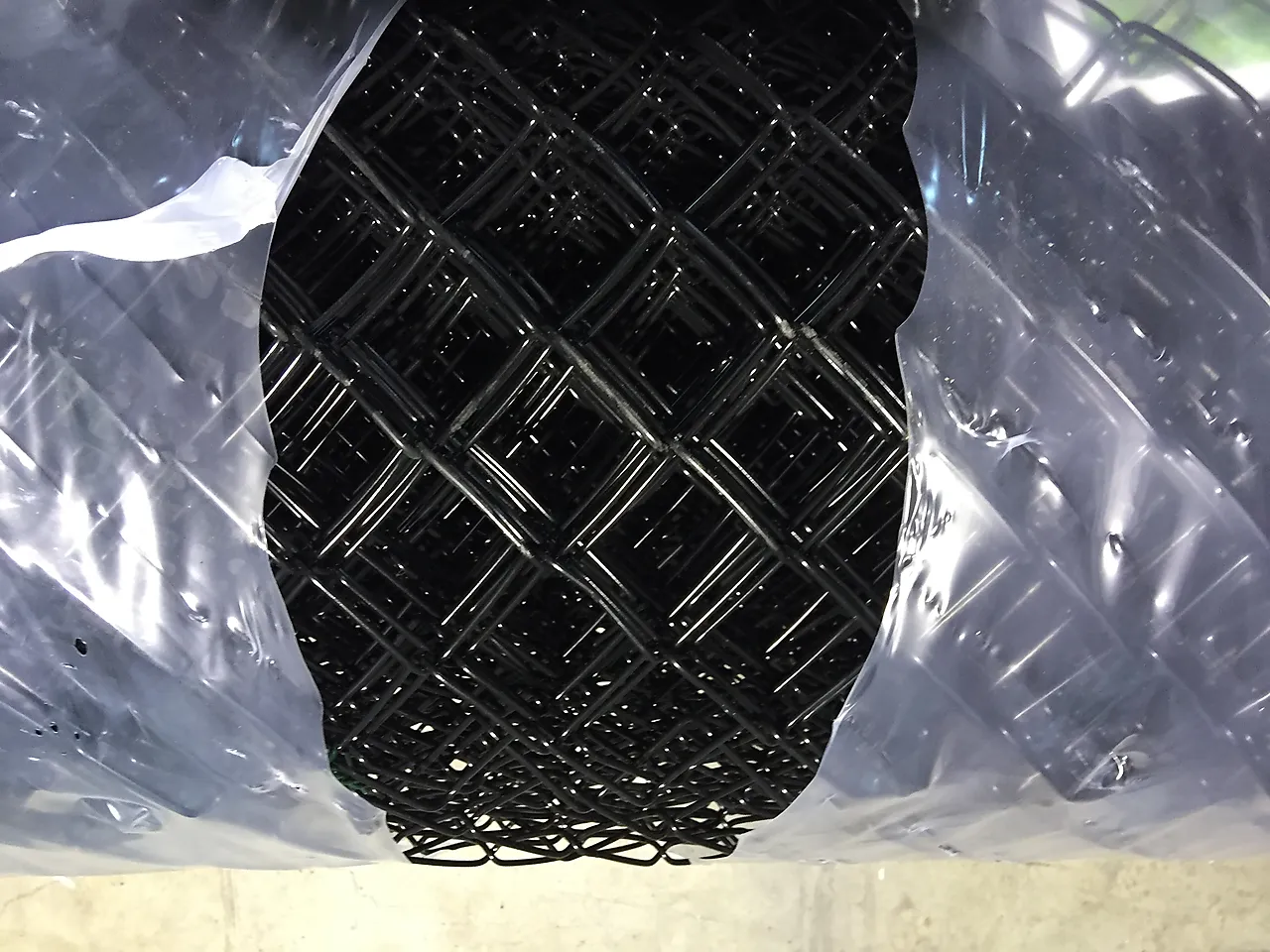 Flettverk Plastbel Sort H: 1200Mm Tråd: 3Mm Maskevid:50Mm Rull:25M