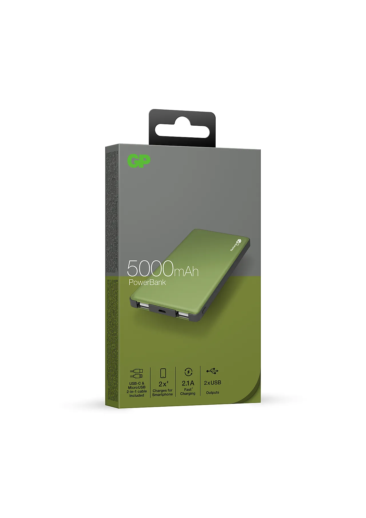 Powerbank Voyage 2.0 Olive Green 5000MAh Powerbank Voyage 2.0 Olive Green 5000MAh