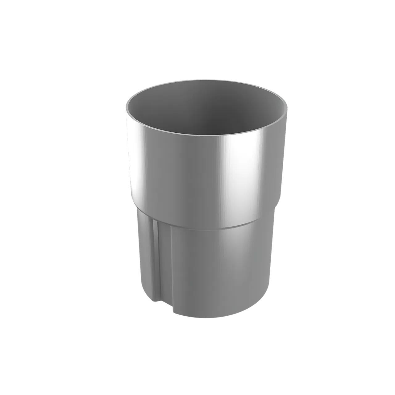 Skjøtemuffe til nedløpsrør 70 mm ubehandlet