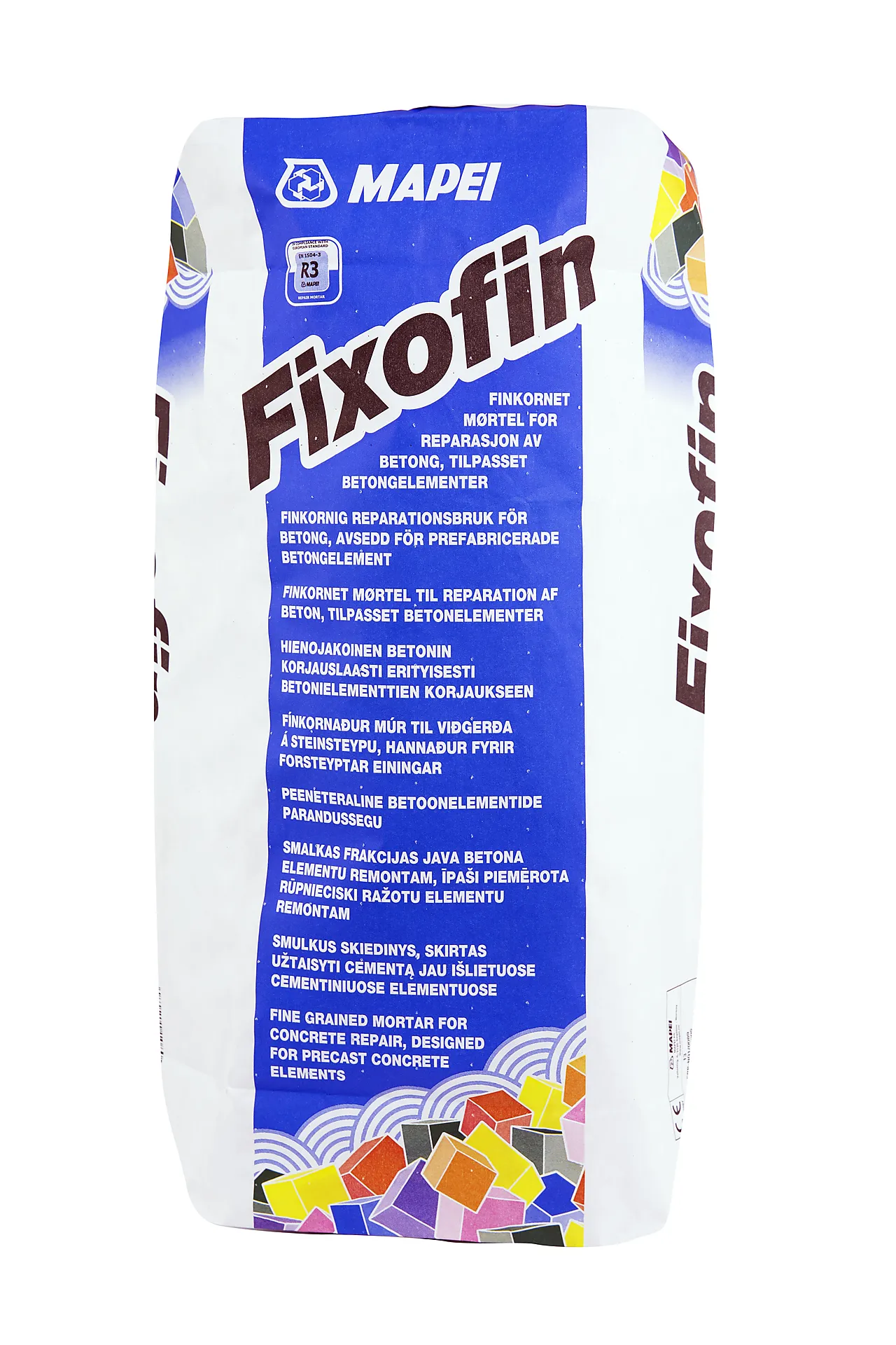 Mørtel rep 25kg fixofinfixofin 25 kg Mørtel rep 25kg fixofinfixofin 25 kg