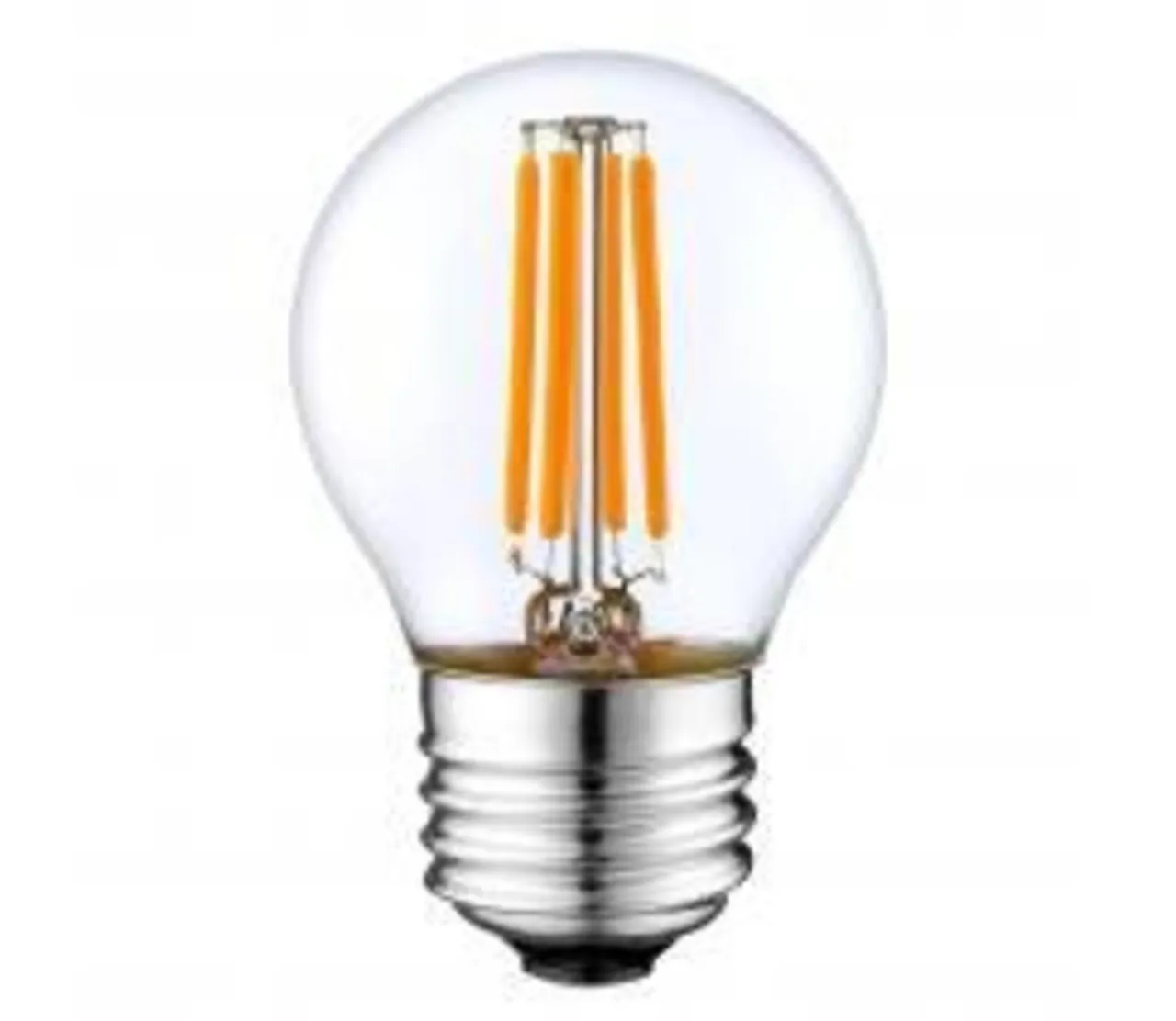 Lyspære led filament e27 45mm 4w