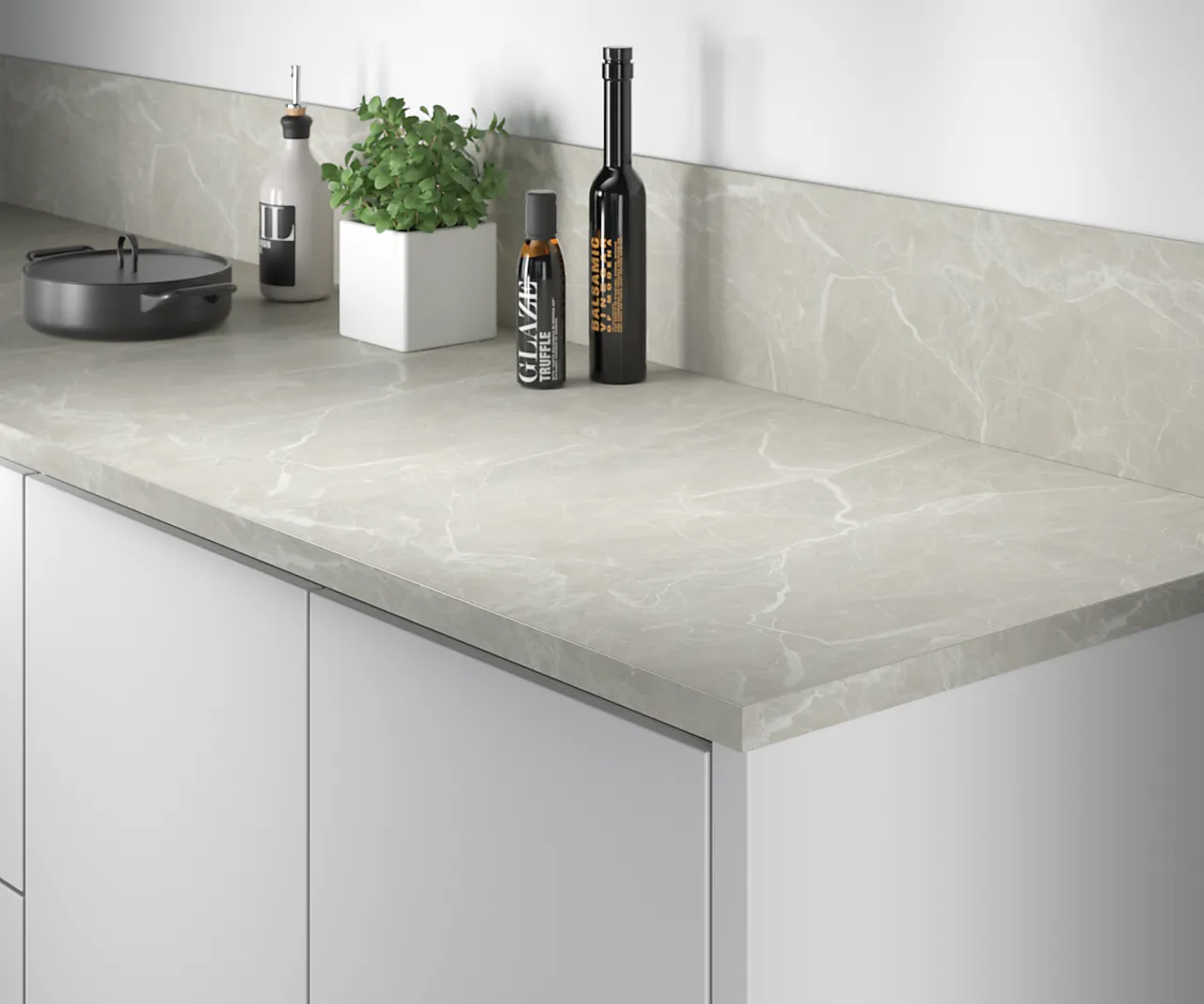 Benkeplate ABS 29x3020x610 mm marble grey null - null - 2 - Miniatyr