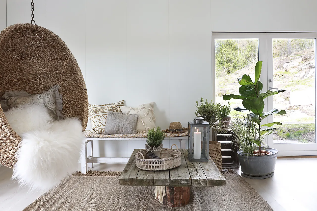 Veggplate trefiber mikrofuge hvit/bomull 11x620x2390 mm null - null - 3 - Miniatyr