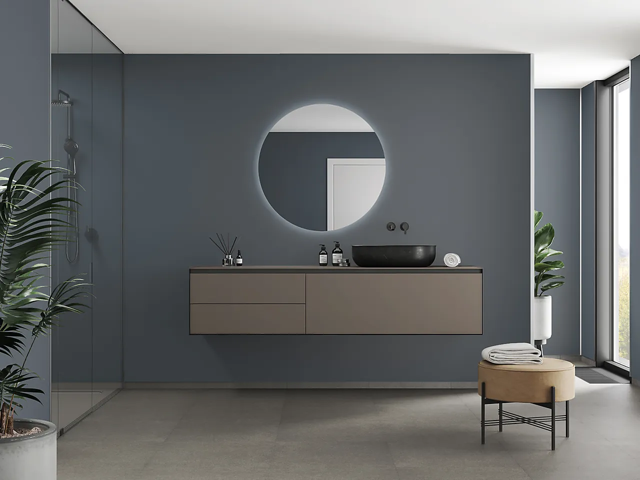 Baderomsplate sort reykjavik 11x620x2400 mm null - null - 2 - Miniatyr