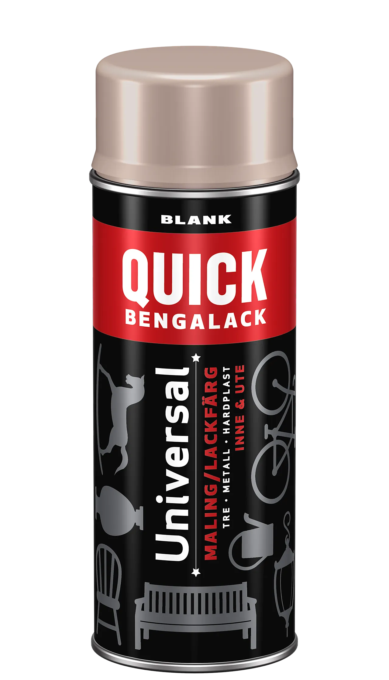 Bengalack spray 400ml dus blank Bengalack spray 400ml dus blank