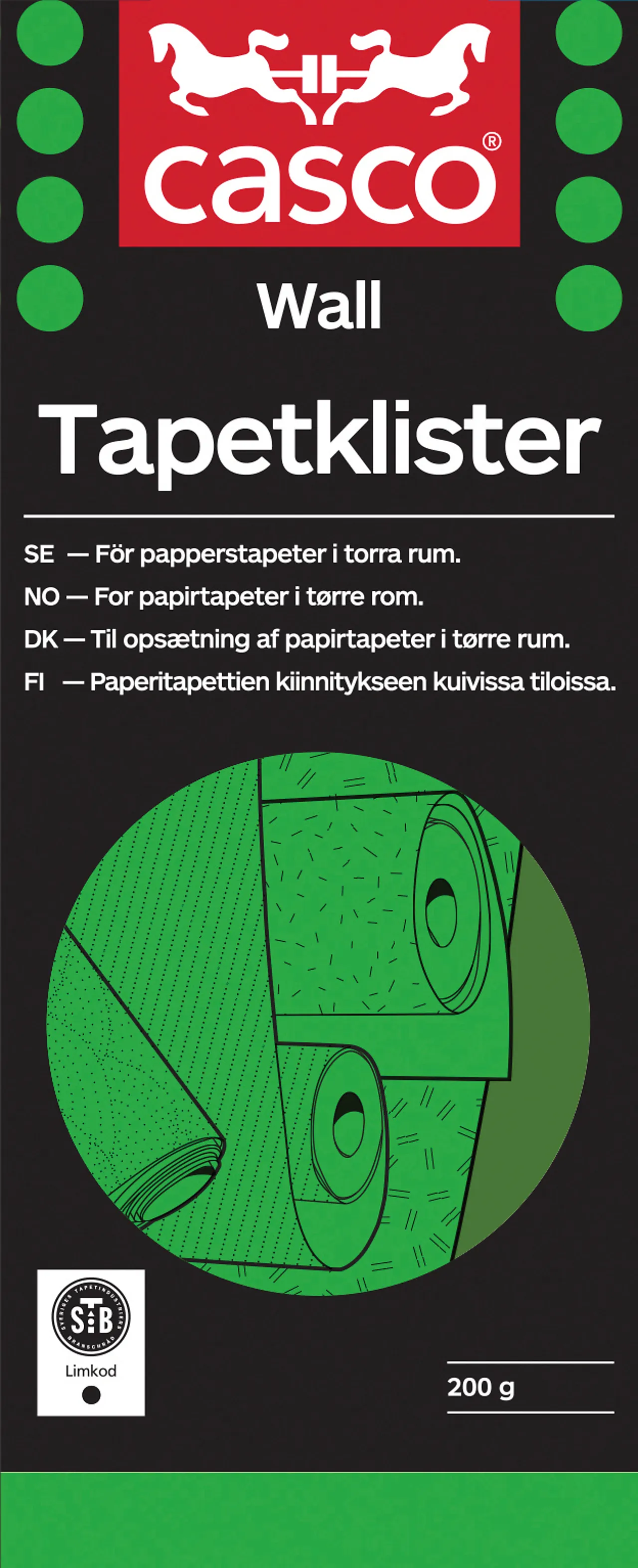 Tapetklister casco 200 gcasco tapetklister