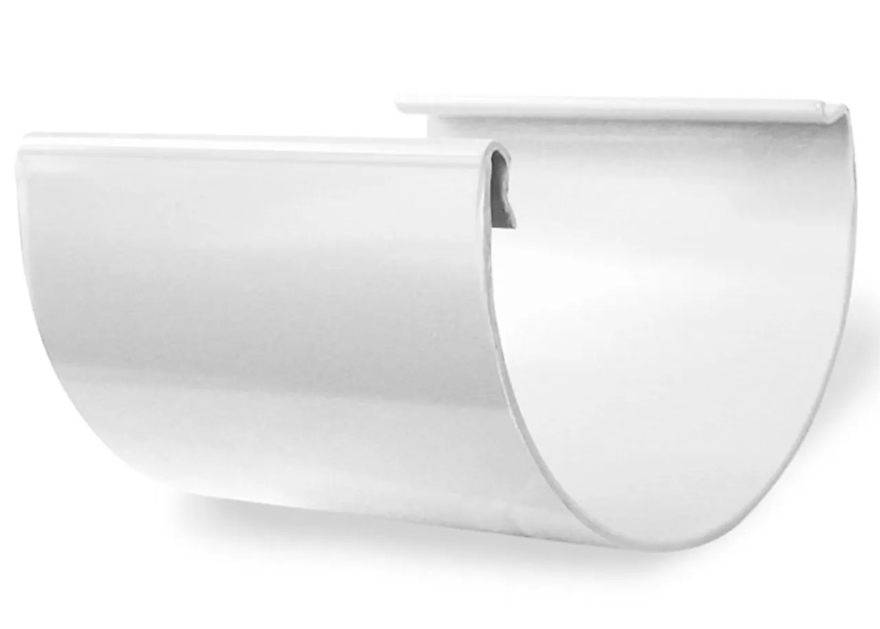 Renneskjøt til takrenner 10 hvit