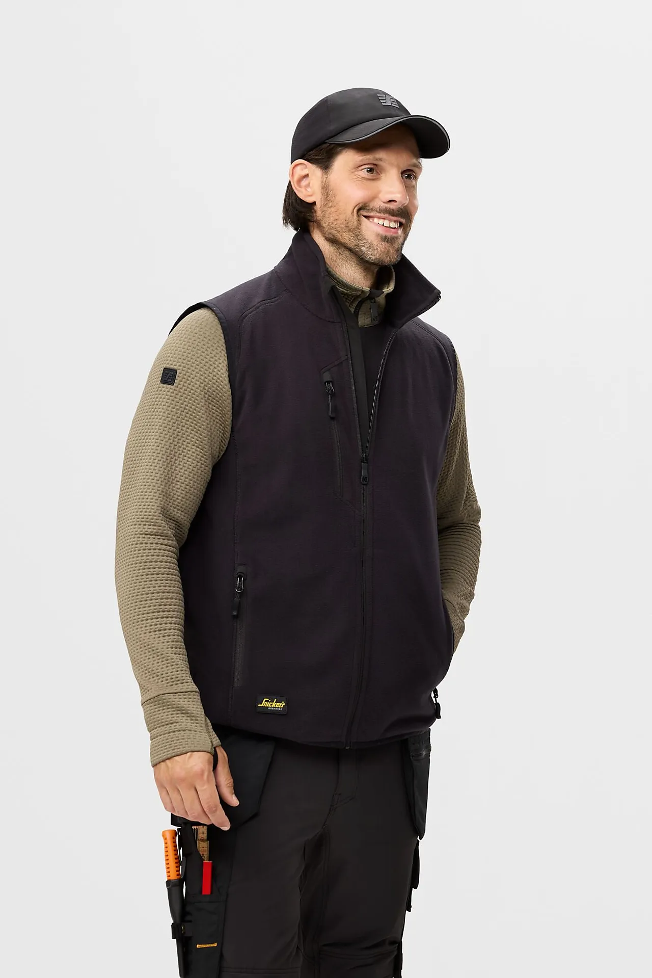 Fleecevest 8424 sort str 3XL null - XXXL - 2 - Miniatyr