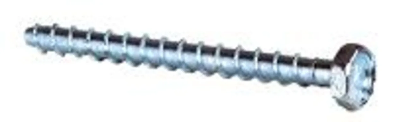 Betongskrue m/ sekskanthode 7,5x120 50 stk