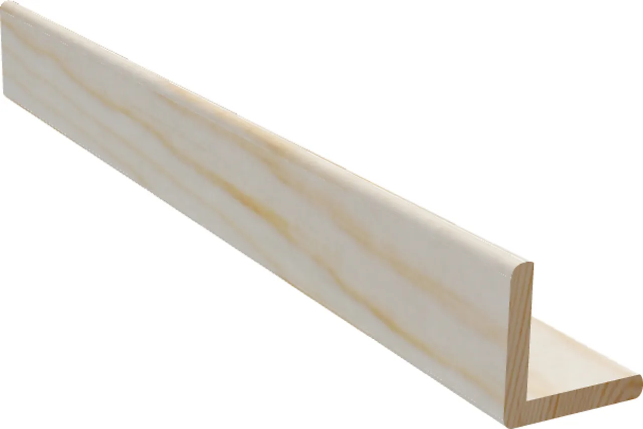 Vinkellist furu ubehandlet 31x31x2700 mm Vinkellist furu ubehandlet 31x31x2700 mm