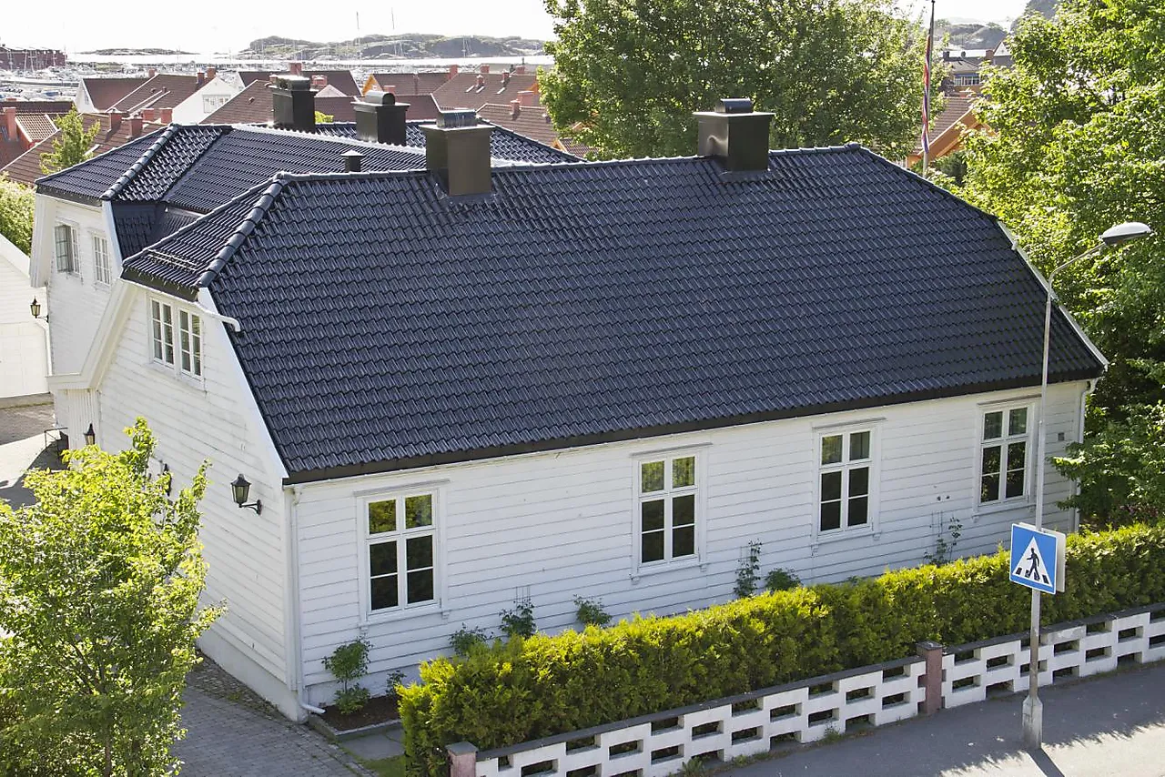 Takstein tvilling titansvart glasert null - null - 3 - Miniatyr