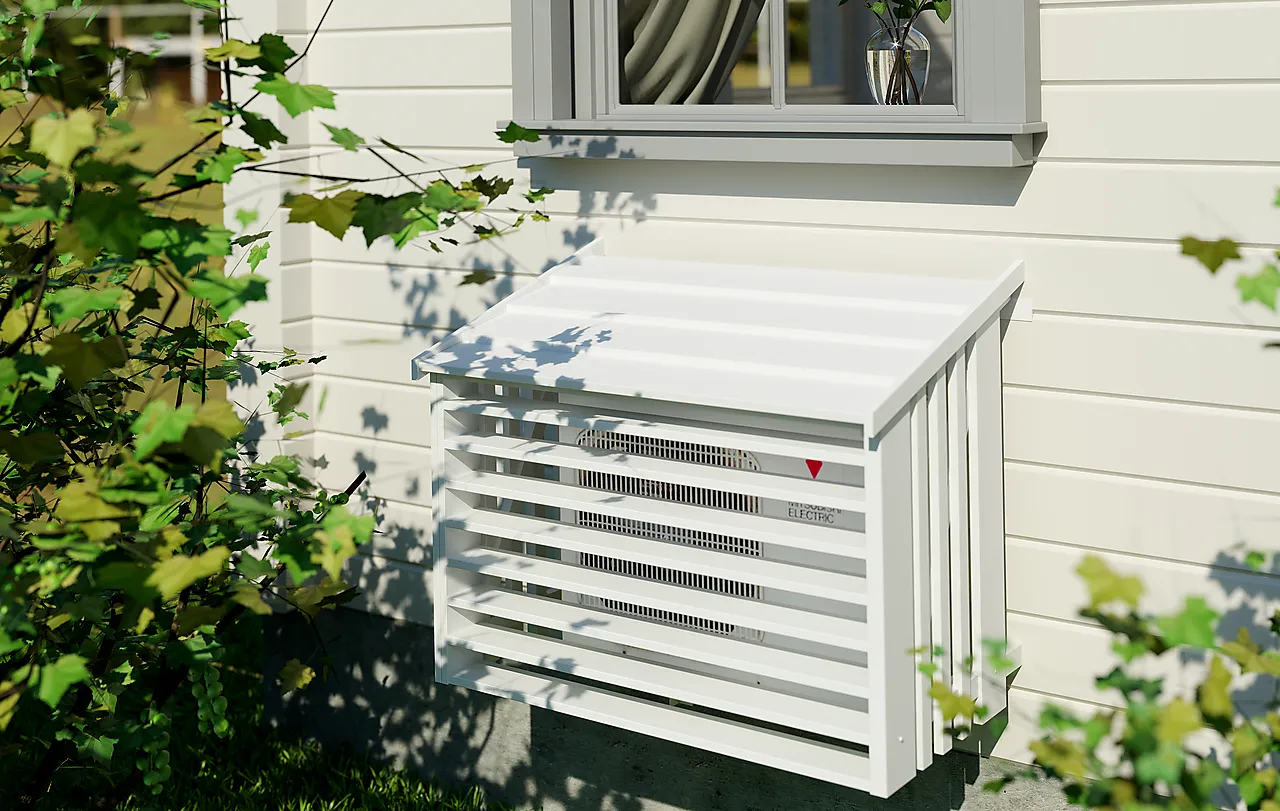 Varmepumpehus hvit null - null - 2 - Miniatyr