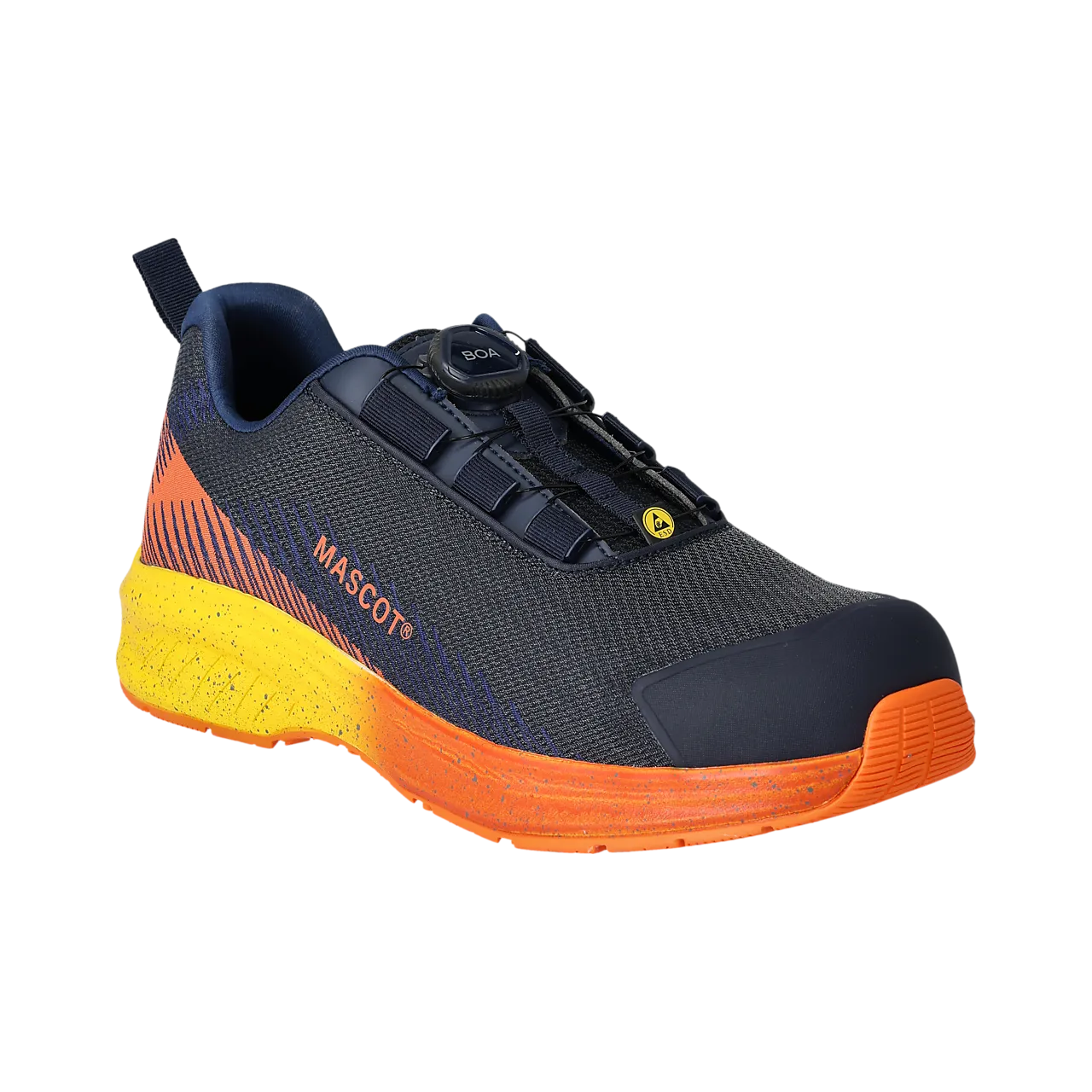 Vernesko f1601 0838 marine/oransje s1ps med boa null - null - 2 - Miniatyr