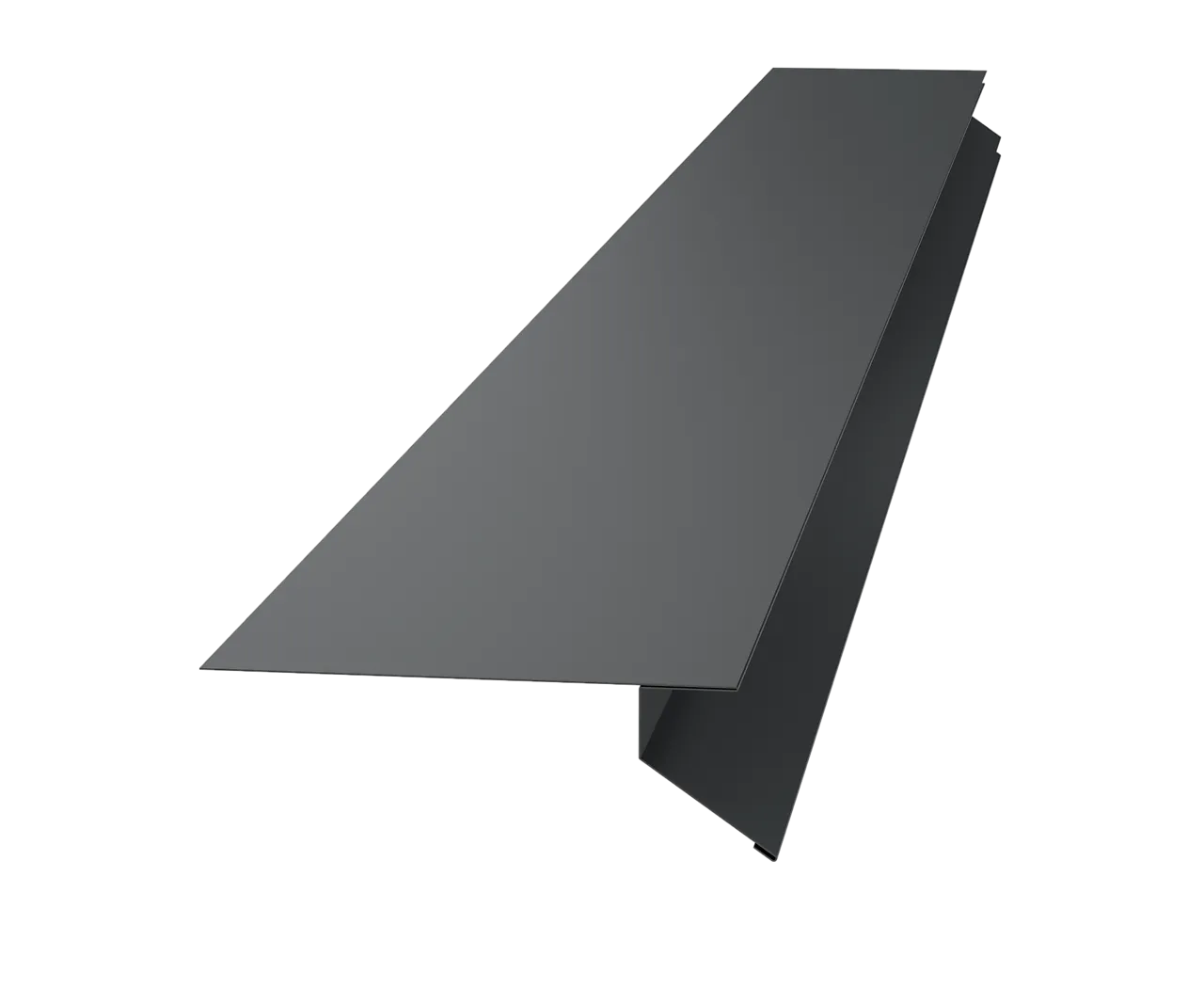 Takfot trend 15-23° gc pl10 2m greencoat stål grafittgrå Takfot trend 15-23° gc pl10 2m greencoat stål grafittgrå