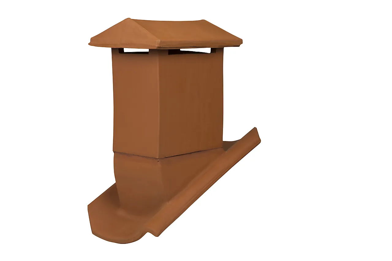 Ventilasjonshatt rød 25 gr højslev modell enkeltkrum Ventilasjonshatt rød 25 gr højslev modell enkeltkrum