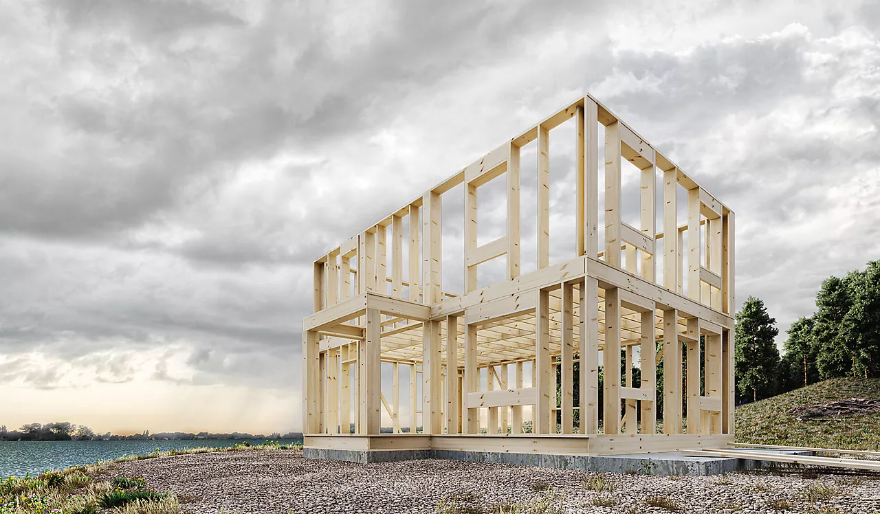 Stender laminert gran 45x98x4900 mm null - null - 2 - Miniatyr