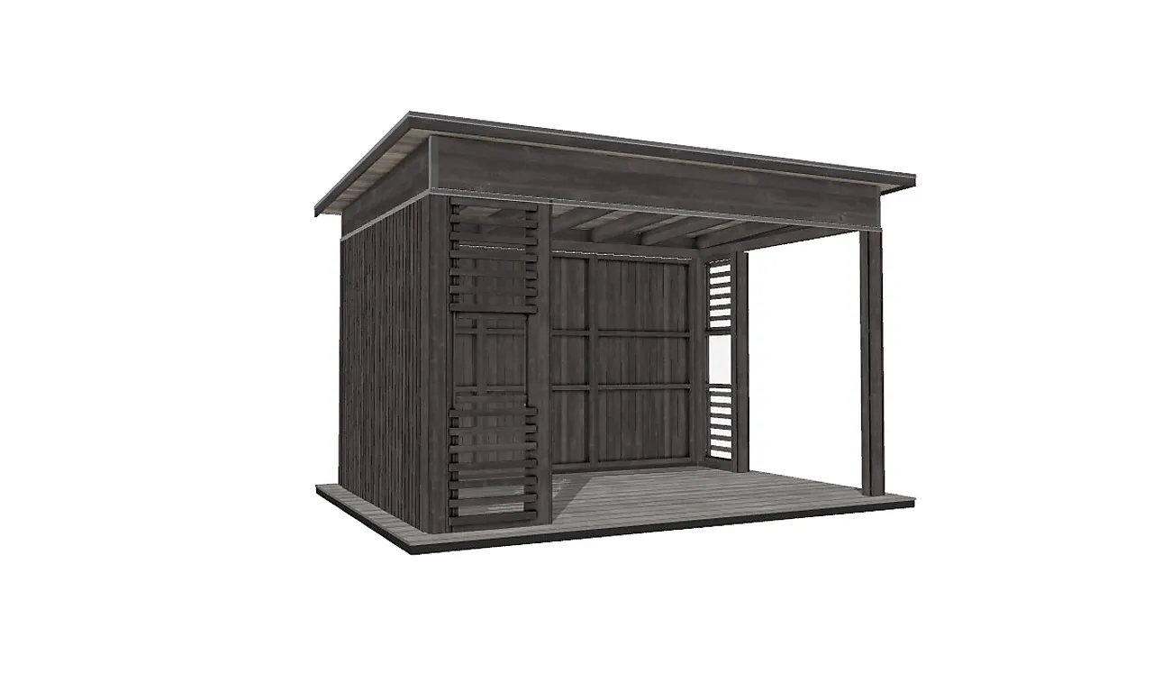 Hagestue grå royal modell 1803 null - null - 2 - Miniatyr