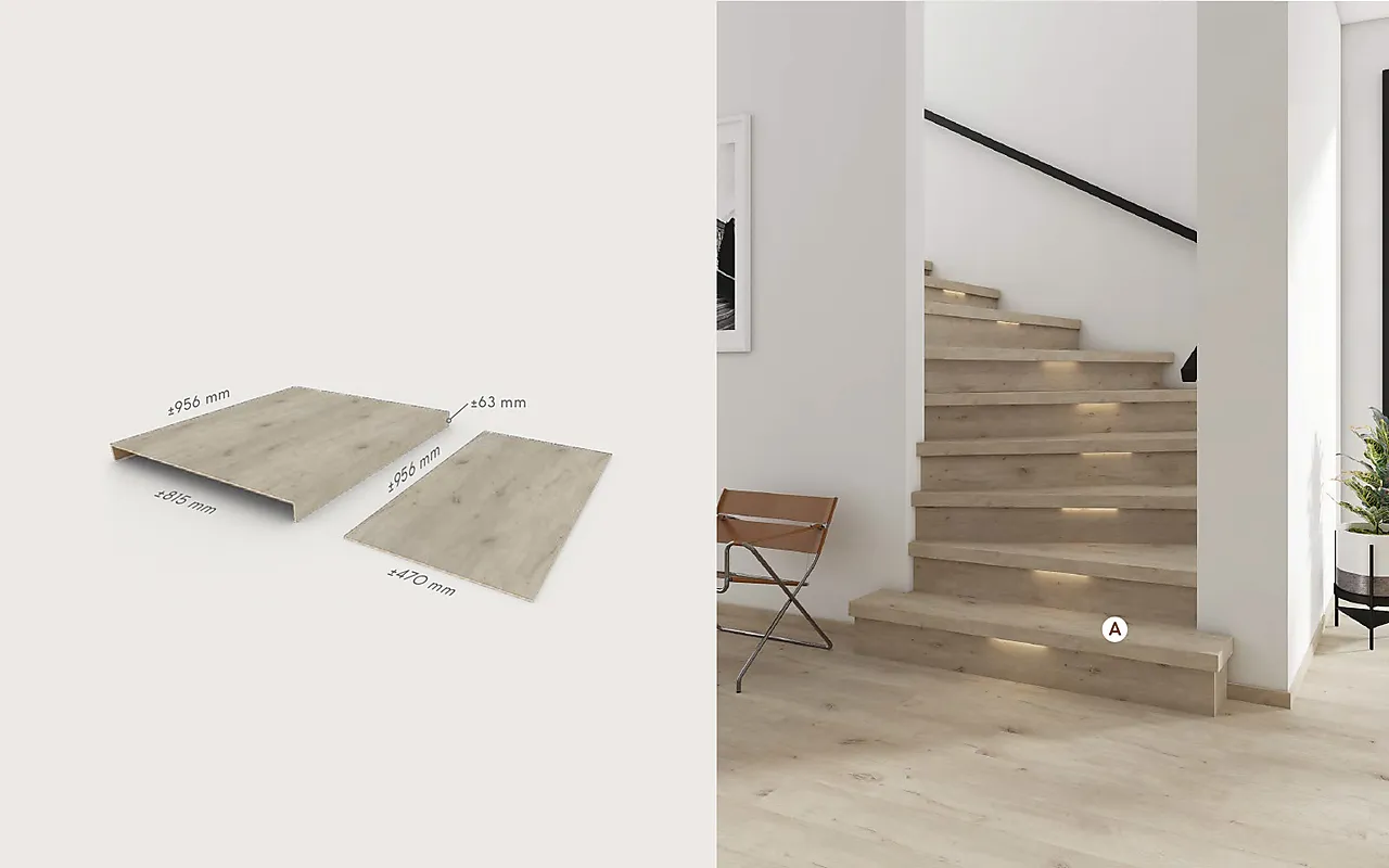 Trappefornyer Meadow for rette trinn