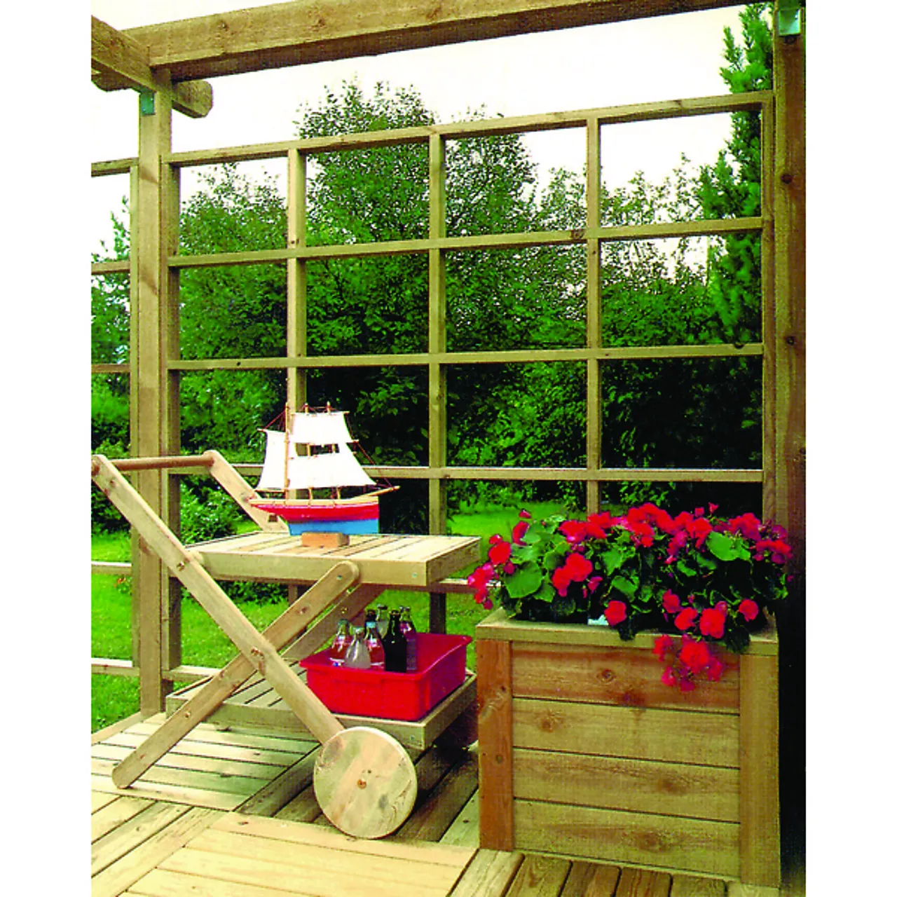 Lekt furu 36x048x4200 kl1 impregnert null - 36x48x4200 mm - 2 - Miniatyr