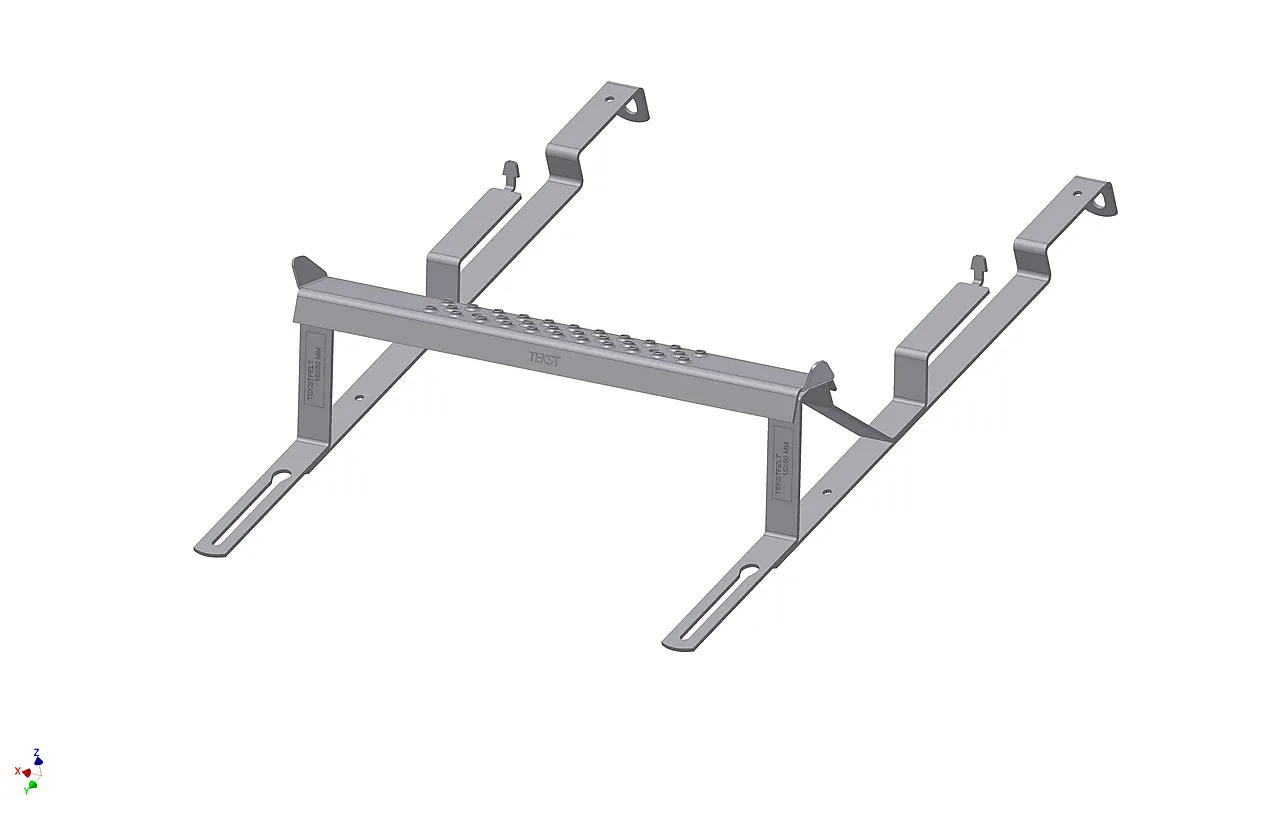 Stigetrinn Plate Trif-37T Sort Stigetrinn Plate Trif-37T Sort