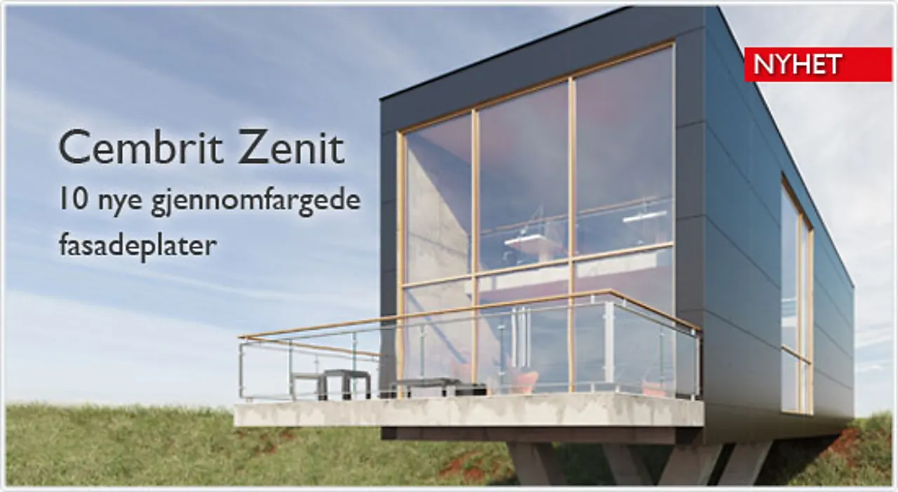 Fasadepl solid 191 8x1192x3050 mm gjennomfarget med malt overflate null - null - 2 - Miniatyr