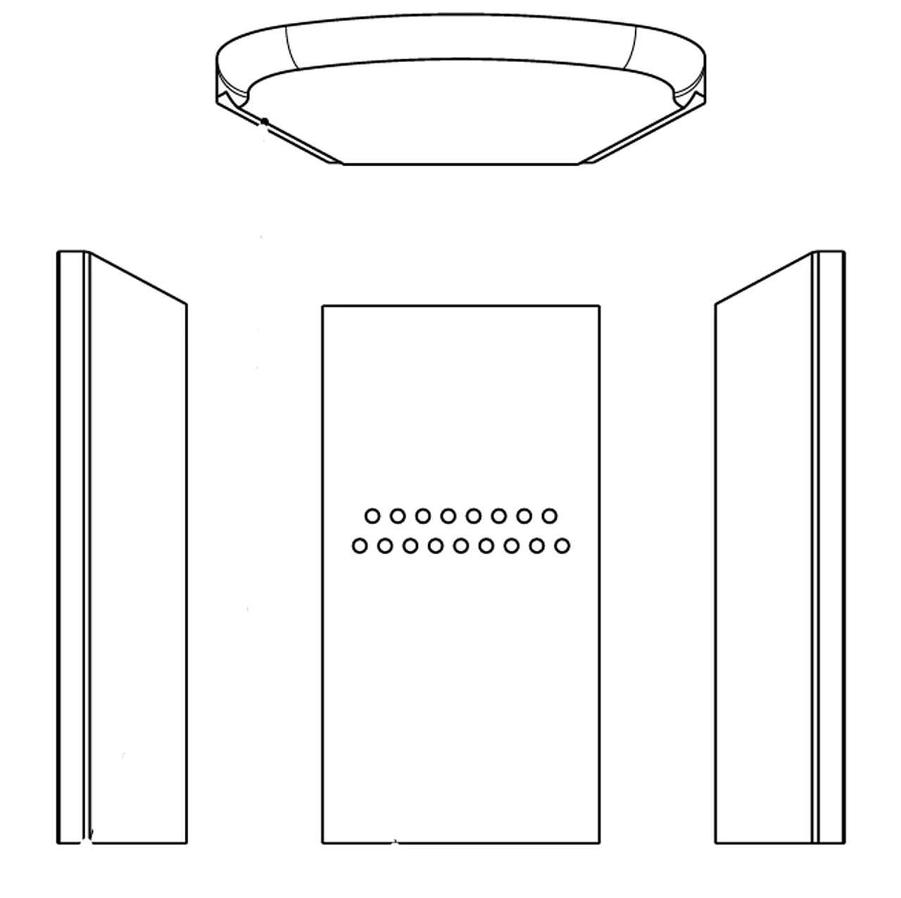 Brennplate sett F360/370 SPS