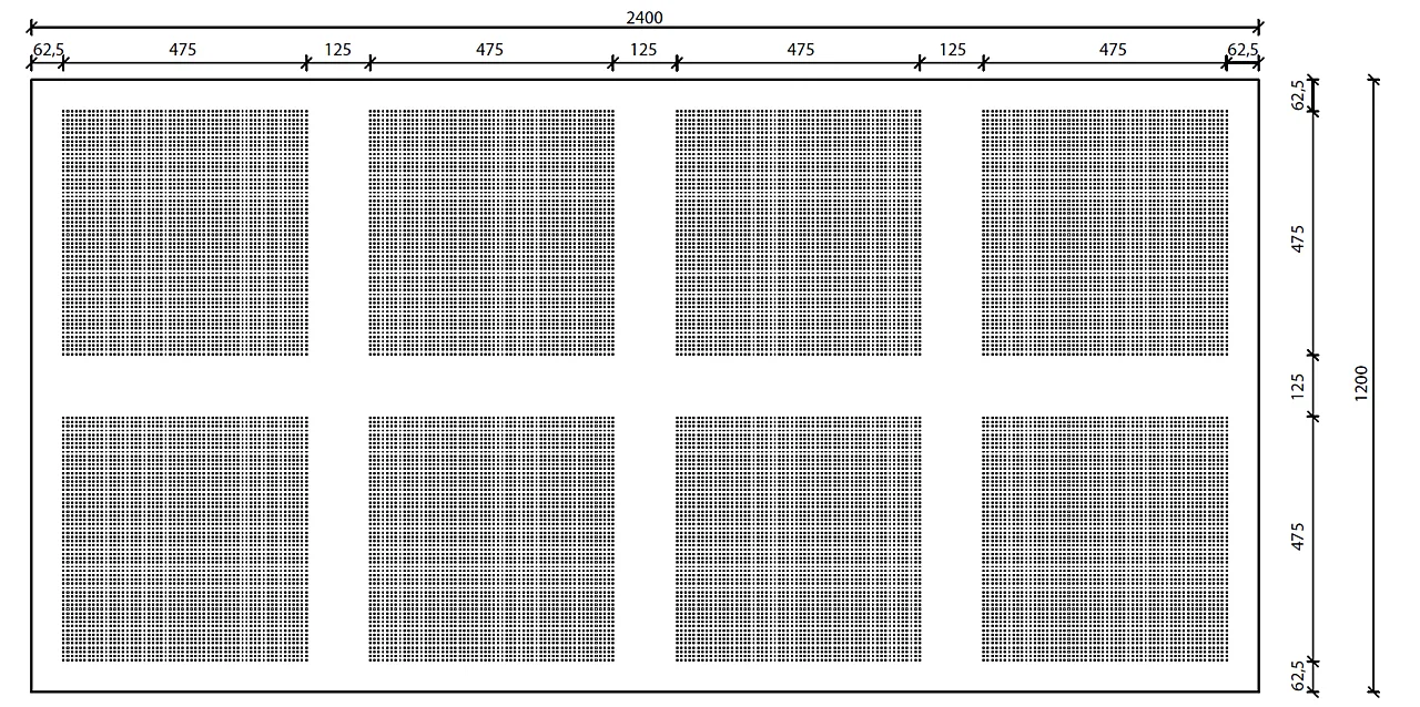 Gipsplate Dpanel 1200X2400X12,5  4S Sparkelfas Alle 4 Sider null - null - 2 - Miniatyr