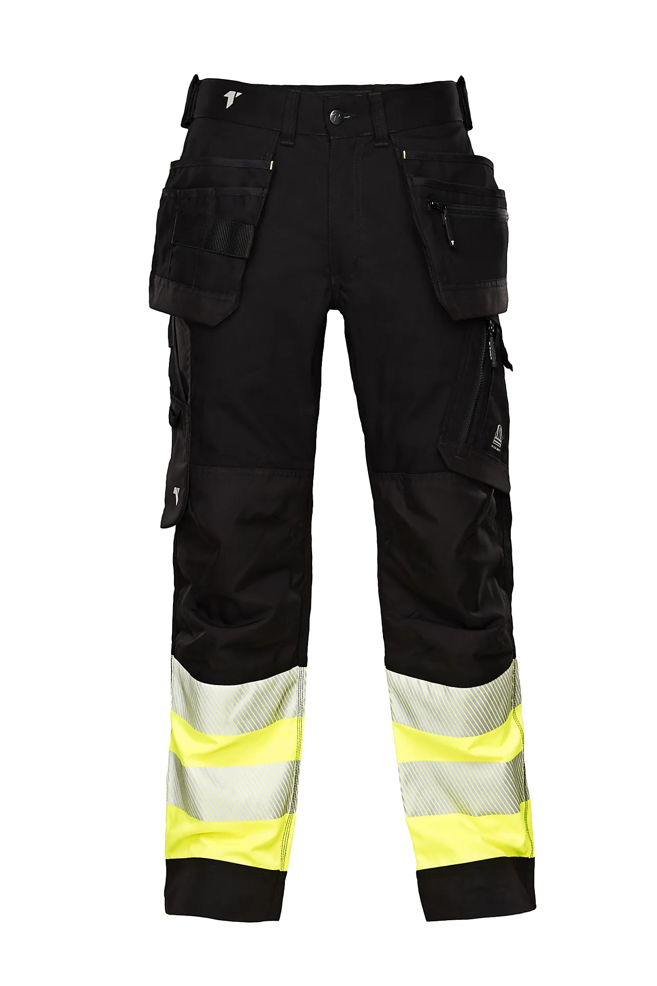 Bukse HI-VIZ Kl.1 Str 50 sort/gul null - null - 2 - Miniatyr