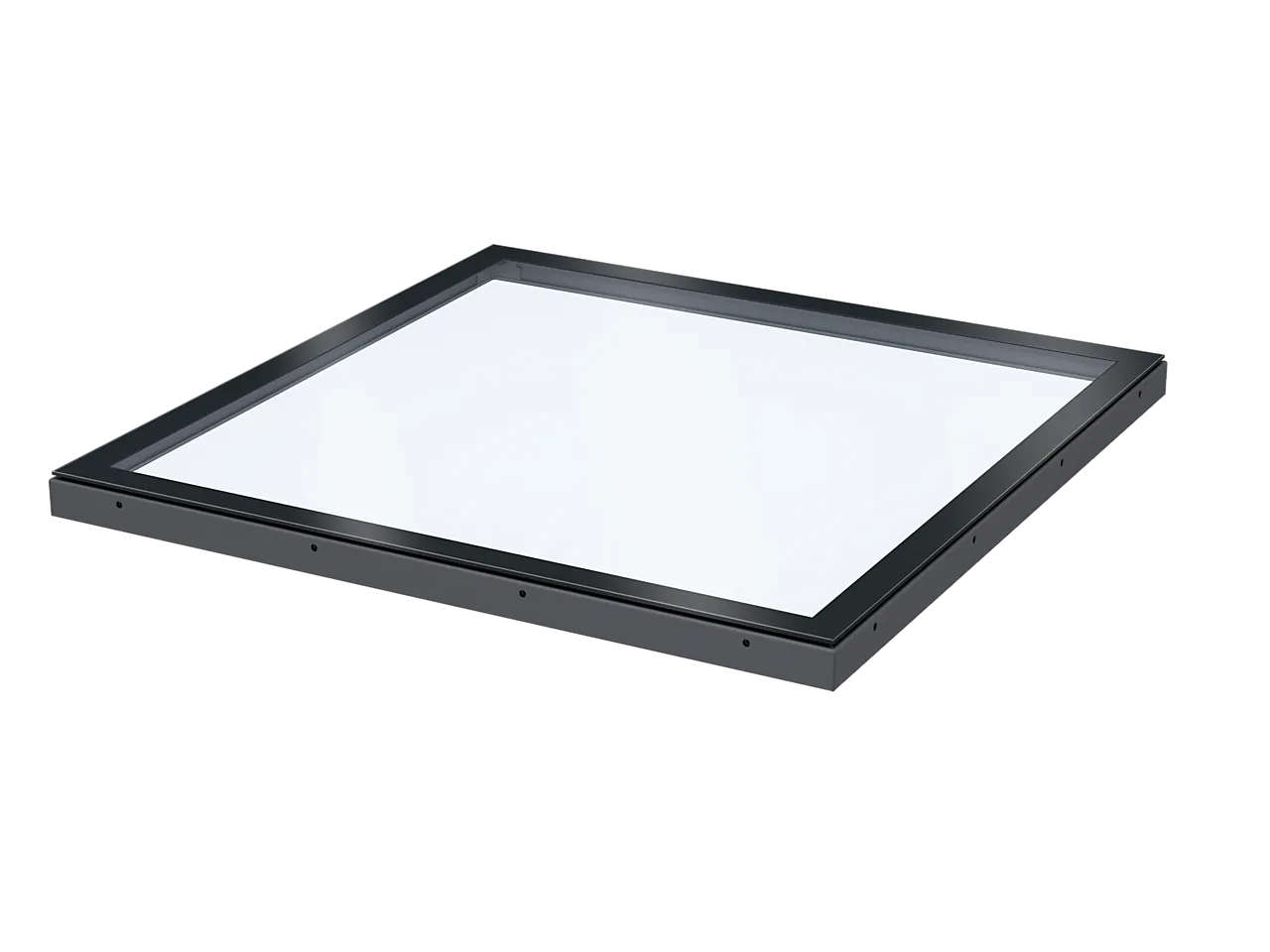 Glass plant 2-15° tak 90x60 2093u toppdel vindu for flate tak