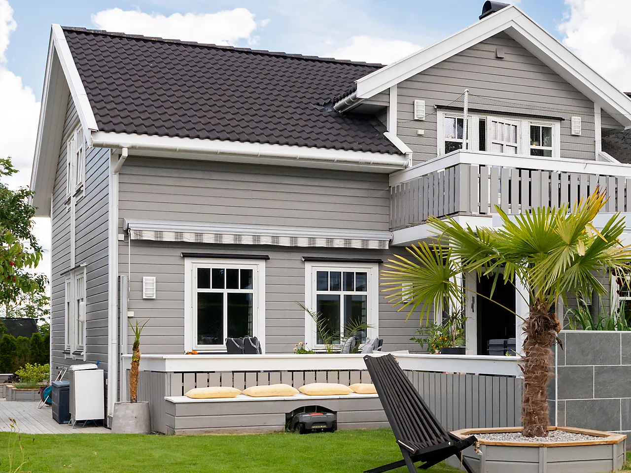 Dobbelfalset kledning 28° 19x148 mm mellomstrøk gran null - null - 2 - Miniatyr